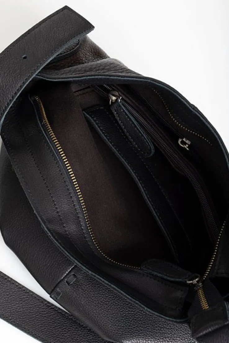 Antler Amici Leather Bag - Black