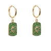 Antler Gold Emerald Cluster Earring