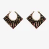 Antler Tiger Eye Earring