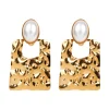 eb&ive Ivy Earring - Square Pearl