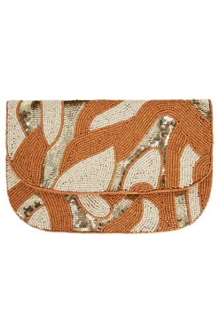 eb&ive Luxe Clutch - Caramel