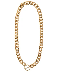 eb&ive Meta Chain Necklace - Gold