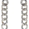 eb&ive Meta Earring - Silver Link