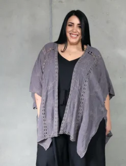 Fleur Cape - Graphite