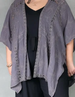 Fleur Cape - Graphite