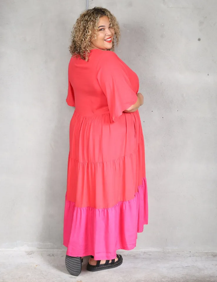 Florence Dress - Watermelon