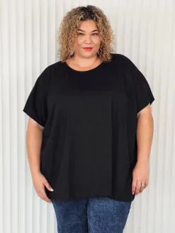 Just A Girl Tee - Black