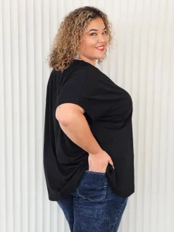 Just A Girl Tee - Black