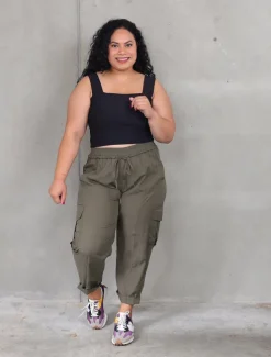 LAVISH Hybrid Cargo Pant - Khaki