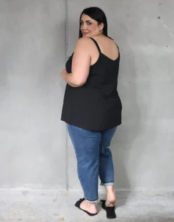 Maxine Cami - Black Check