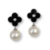 Pearl Drop Earring - Silver