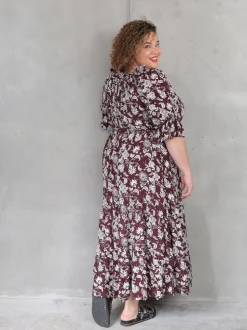 Sophia Dress Short Sleeve - Chocolate Shalimar