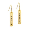Te Reo Aroha Earrings - Gold