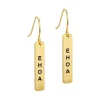 Te Reo E hoa Earrings - Gold