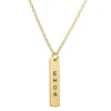 Te Reo E hoa Necklace - Gold
