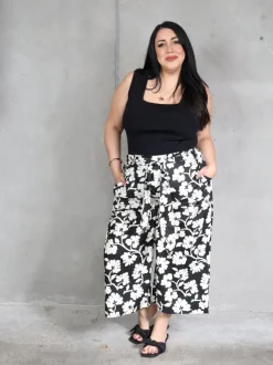 Venice Pants 7/8th - Cream Blossom