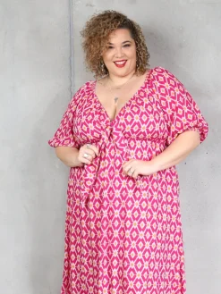 Zoe Dress - Pink Diamond