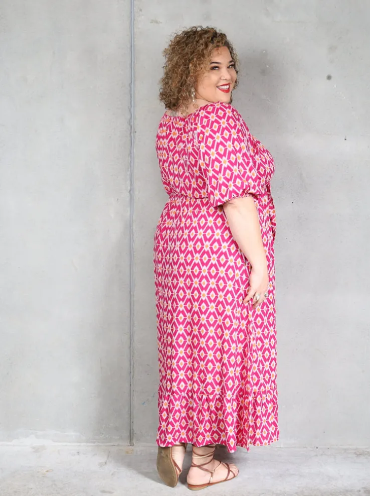 Zoe Dress - Pink Diamond